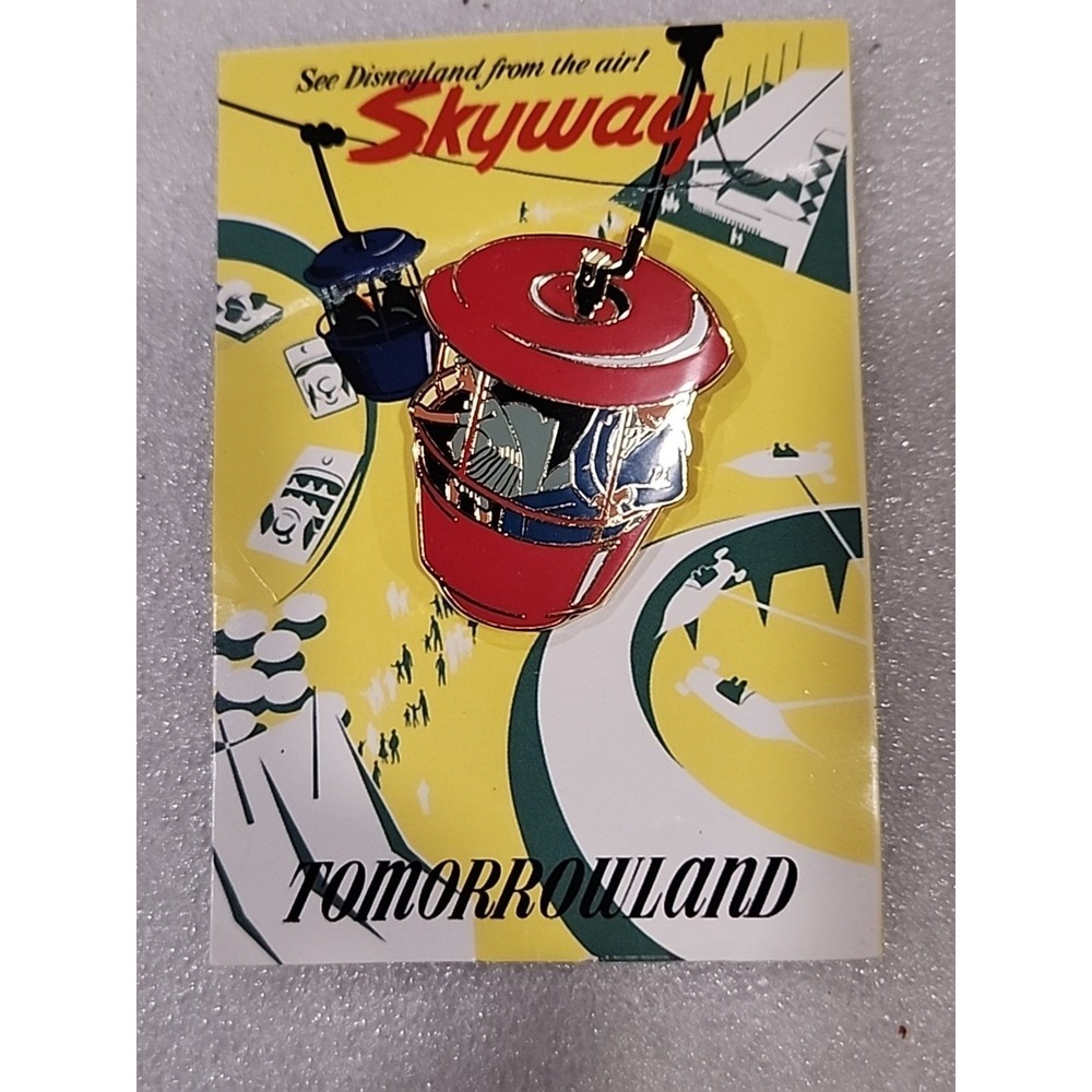 Disney Skyway Disneyland Cast WDI Attraction Poster with Card LE 300 Pin 69632